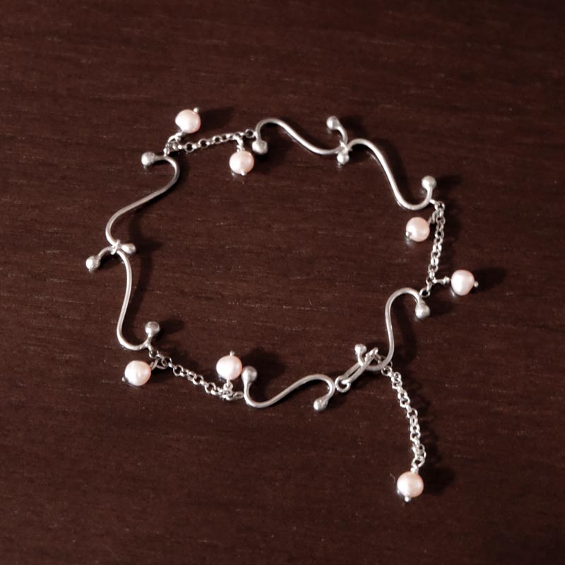Silver Bracelet Pearl